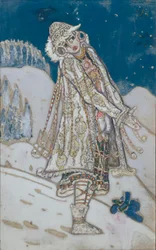 Costume Design for the Theatre Play Snow Maiden by A. Ostrovsky, 1912