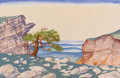 Stage Design for the Ballet The Rite of Spring by I. Stravinsky