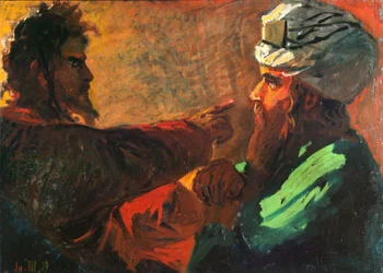 Christ and Nicodemus Study, 1889
