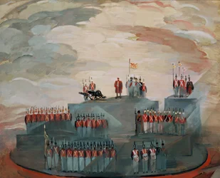 Stage Design for the Opera War and Peace by S. Prokofiev