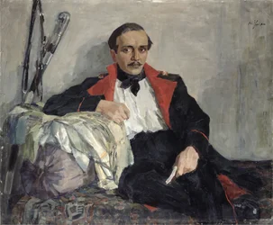 Portrait of Michail Lermontov (1814-1841)