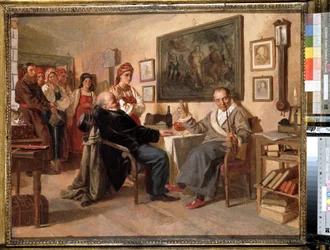 The Market. The Sale of Serfs