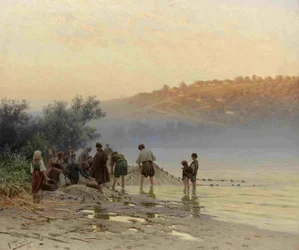 Fisherman on the Dnepr, 1898