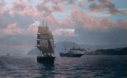 Meeting in the Drøbak Inlet