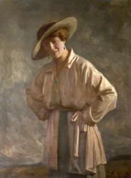 Lois Ball, Sister of Albert Ball, VC (later Mrs Anderson), c.1919