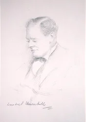 Portrait of Winston Churchill