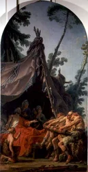 The King of Scythia on his Death Bed Begging his Sons to Reconcile, c.1767