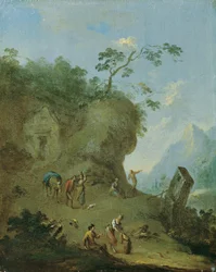 Hut on a Forest Height