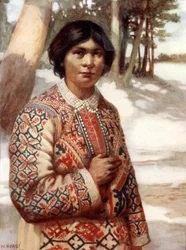 An Ostiak Woman, Siberia