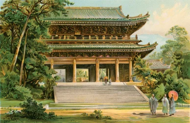Culture of the Asiatic Mongoloids: Japanese temple