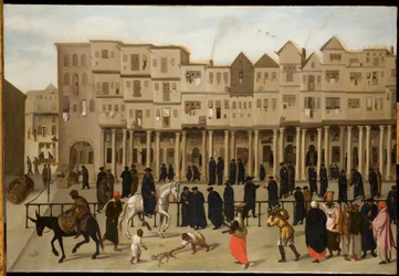 Town Scene in Lisbon