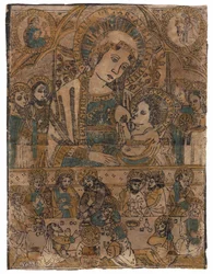 Madonna Lactans with the Last Supper