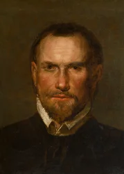 Portrait of an unknown bearded man