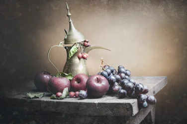Rustic Fruit and Dallah