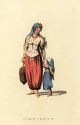 Greek Woman with Her Daughter, Marmara Island