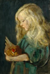 Girl with Hen
