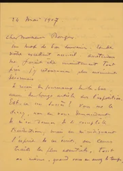 Letter to Andries Bonger