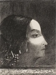 Dramatic and Grandiose with Her Face like that of a Druid Priestess