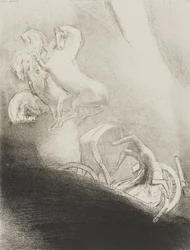 He Falls Head Foremost Into the Abyss, Plate 17 of 24
