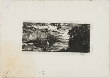 Horseman Under a Stormy Sky