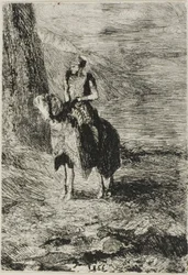 Horseman Waiting