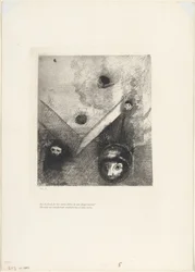 On the Backdrop of Our Nights God with His Knowing Finger Traces a Multiform Implacable Nightmare, plate 6 of 9