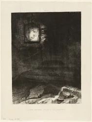 Precarious Glimmering, a Head Suspended from Infinity, plate 3 of 6