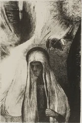 The Old Woman: "What are you afraid of? A wide black hole! It is empty, perhaps?", plate 19 of 24