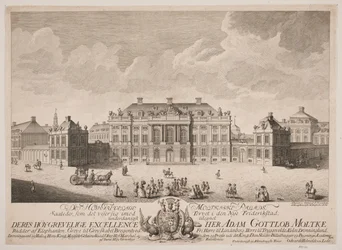 The Moltke Palace at Amalienborg Square