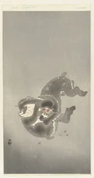 Two Playing Monkeys