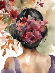 Floral Hair Serenity