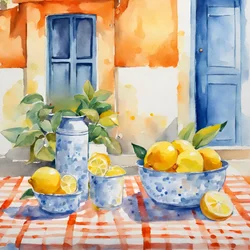 Mediterranean Lemon Table