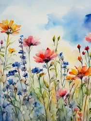 Vibrant Wildflower Meadow