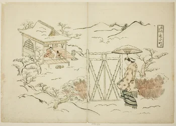 A Modern Version of Shosho Visiting Komachi