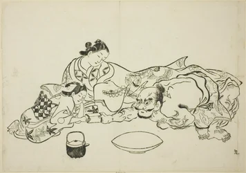 A Trial of Strength, No. 9 from a Series of 12 Prints