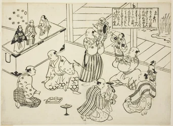 The Dressing Room of a Puppet Theater, the Table of Contents from the series 