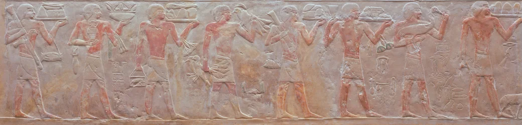 Relief of a procession of offering bearers from the tomb of Ny-Ank-Nesut, 2575-2134 BC