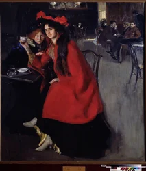 In a Cafe
