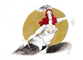 Glamorous Burlesque Dancer