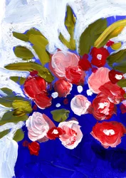 Vibrant Abstract Blooms