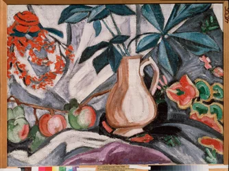 Still Life with a Jug and Apples