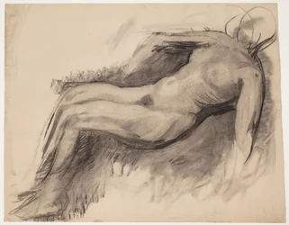 Reclining Female Model