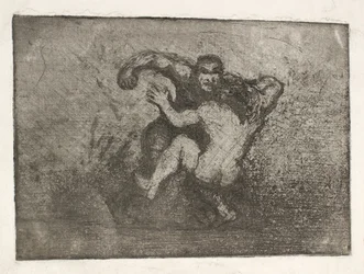 Two Men Fighting