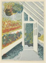 Greenhouse, from the series "Prints of the Shinjuku Imperial Garden"