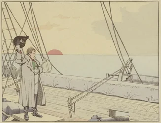 Napoleon on Board HMS Bellerophon After Having Surrendered Himself to the British, 15 July 1815