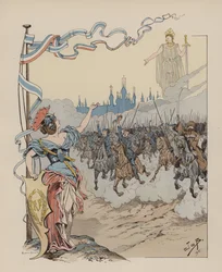 Russians and French, Hurrah for France! Long Live Russia