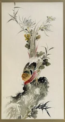 Pheasant - watercolour, by Onishi Keisaie