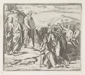Moses Showing the Tablets of the Law