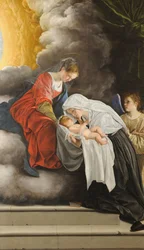 The Virgin and Child with Saint Frances of Rome