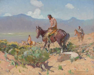 Indians on Horseback (Summer Hunt)